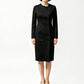 Elegante asymmetrische eenrijig geknoopte jurk voor dames