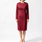 Elegante asymmetrische eenrijig geknoopte jurk voor dames