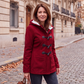 Dames Winter Warme Jas met Capuchon en Doodsknoop