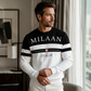 ✨ Heren Sweatshirt met Milano Italia Print – Modieuze Casual Trui met Stoere Italiaanse Uitstraling 👕
