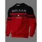 ✨ Heren Sweatshirt met Milano Italia Print – Modieuze Casual Trui met Stoere Italiaanse Uitstraling 👕