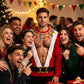 🚨 Laatste Kans! Grappige heren‑kersttrui met 3D‑geprinte spierprint, leuke feestlook, comfortabel gebreid, perfect voor kerstfeesten & themafeesten