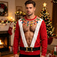 🚨 Laatste Kans! Grappige heren‑kersttrui met 3D‑geprinte spierprint, leuke feestlook, comfortabel gebreid, perfect voor kerstfeesten & themafeesten