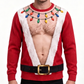 🚨 Laatste Kans! Grappige heren‑kersttrui met 3D‑geprinte spierprint, leuke feestlook, comfortabel gebreid, perfect voor kerstfeesten & themafeesten