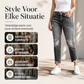 Vintage gescheurde jeans voor dames