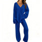 Zachte Lounge Set met V-Hals
