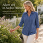 Stijlvolle casual damesblouse met lange mouwen en knoopsluiting