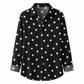 Stijlvolle casual damesblouse met lange mouwen en knoopsluiting