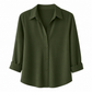 Stijlvolle casual damesblouse met lange mouwen en knoopsluiting