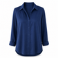Stijlvolle casual damesblouse met lange mouwen en knoopsluiting