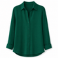 Stijlvolle casual damesblouse met lange mouwen en knoopsluiting