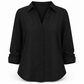 Stijlvolle casual damesblouse met lange mouwen en knoopsluiting