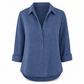 Stijlvolle casual damesblouse met lange mouwen en knoopsluiting