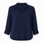 Stijlvolle casual damesblouse met lange mouwen en knoopsluiting