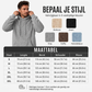 Warme gebreide kabelhoodie voor heren voor de winter