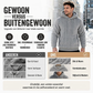 Warme gebreide kabelhoodie voor heren voor de winter