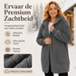 Dames winterse gezellige jas met capuchon