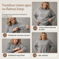 ✨ Nieuwe Collectie — Dames casual losvallende rondhals trui met batwing‑mouwen
