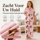 🔥Gratis verzending✈️Dames 3-Delige Pyjamaset met Hooglander Koe Print – Zachte Warme Nachtkleding voor Comfortabele Avonden