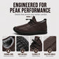 Antislip wandelschoenen voor heren met pluche voering