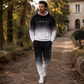 Bedrukte hoodie en joggingbroek set voor heren