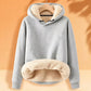 Dik sherpa-gevoerd hoodie voor heren