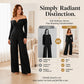 Chique jumpsuit met pailletten en blote schouders voor dames