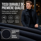 Manteau tranchant mi-long pour homme avec doublure amovible