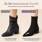 🔥Populair product ！✨Elegante Stretch-Suède Enkellaarzen met Puntneus en Blokhak