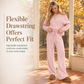 🔥Gratis verzending✈️Comfortabele Casual Matching Lange Broek Set