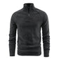 Warm herensweatshirt van polar fleece met opstaande kraag