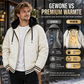 Warme winterjas met capuchon voor heren