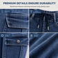 Damesjeans met hoge taille, elastische trekkoord, cargo-stijl, jeggings, skinny-model