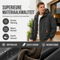 Heren Parka Capuchonjas met Pluche Voering