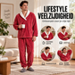 Knus Thermisch Pluizig Pyjamaset voor Heren