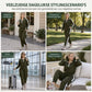 Vrouwen Casual 2-Delige Outfit Ritssluiting Capuchon Lange Mouwen en Cargo Joggingbroek met Zakken