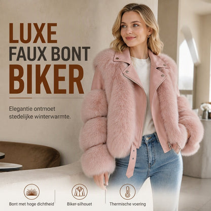 🔥 49% KORTING ✨ Korte Winterjas van Imitatiebont voor Dames – Stijlvol & Warm voor Koude Dagen ❄️