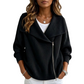 Chique asymmetrisch vest met ritssluiting voor dames
