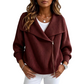 Chique asymmetrisch vest met ritssluiting voor dames