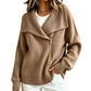 Chique asymmetrisch vest met ritssluiting voor dames