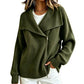 Chique asymmetrisch vest met ritssluiting voor dames