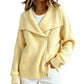 Chique asymmetrisch vest met ritssluiting voor dames