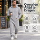 Casual gezellige thermische jumpsuit met capuchon voor heren