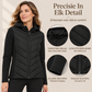 Dames Hooded Patchwork Gewatteerd Jack