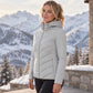 Dames Hooded Patchwork Gewatteerd Jack