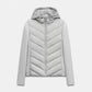 Dames Hooded Patchwork Gewatteerd Jack