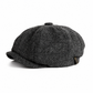 Vintage Britse stijl Newsboy-cap voor heren en dames Klassieke casual platte cap Octagonaal beret-hoed