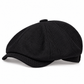 Vintage Britse stijl Newsboy-cap voor heren en dames Klassieke casual platte cap Octagonaal beret-hoed
