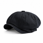 Vintage Britse stijl Newsboy-cap voor heren en dames Klassieke casual platte cap Octagonaal beret-hoed