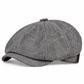 Vintage Britse stijl Newsboy-cap voor heren en dames Klassieke casual platte cap Octagonaal beret-hoed